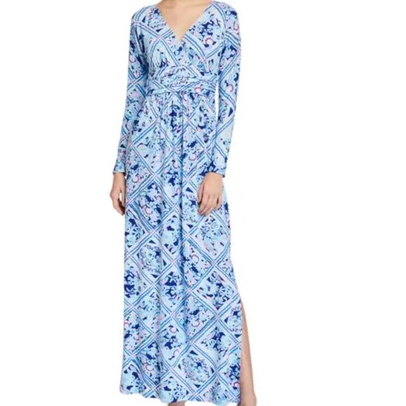 Lilly Pulitzer Nichola Maxi Dress Meet Me On The Dock
Size medium-E21 - Picture 1 of 8